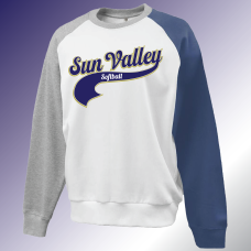 SV Softball Color Block Crewneck
